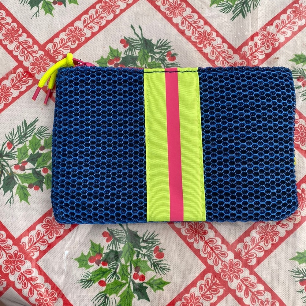 Small colorful makeup bag